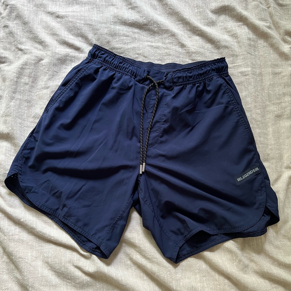 Blue Athletic Men's Shorts